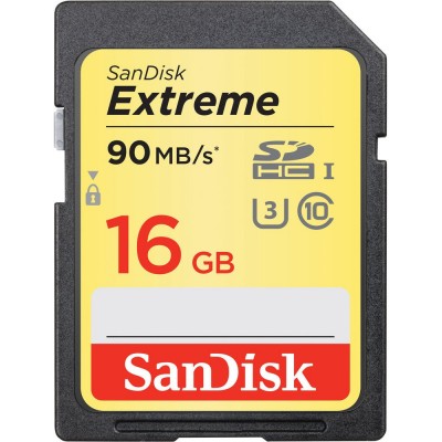 sandisk-16gb-extreme-uhs-i-u3-sdhc-sdsdxne-016g.jpg کارت حافظه Sandisk 16GB Extreme 90mbs